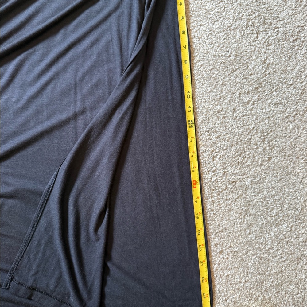 Athleta Black Maxi Dress with Side Slit - Picture 8 of 9